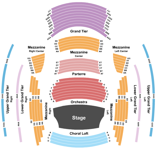 Helzberg Hall Harry Potter Seating Chart